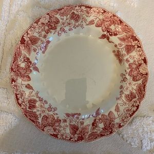 1 10 in Johnson bros strawberry fair plate - minor chip on back-see pic-preloved